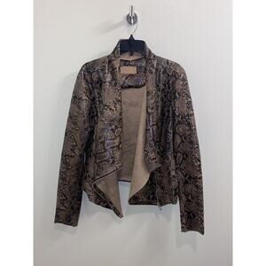BlankNYC snakeskin leather jacket NWOT
